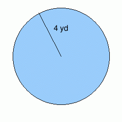 Math Practice Problems - Circle Area